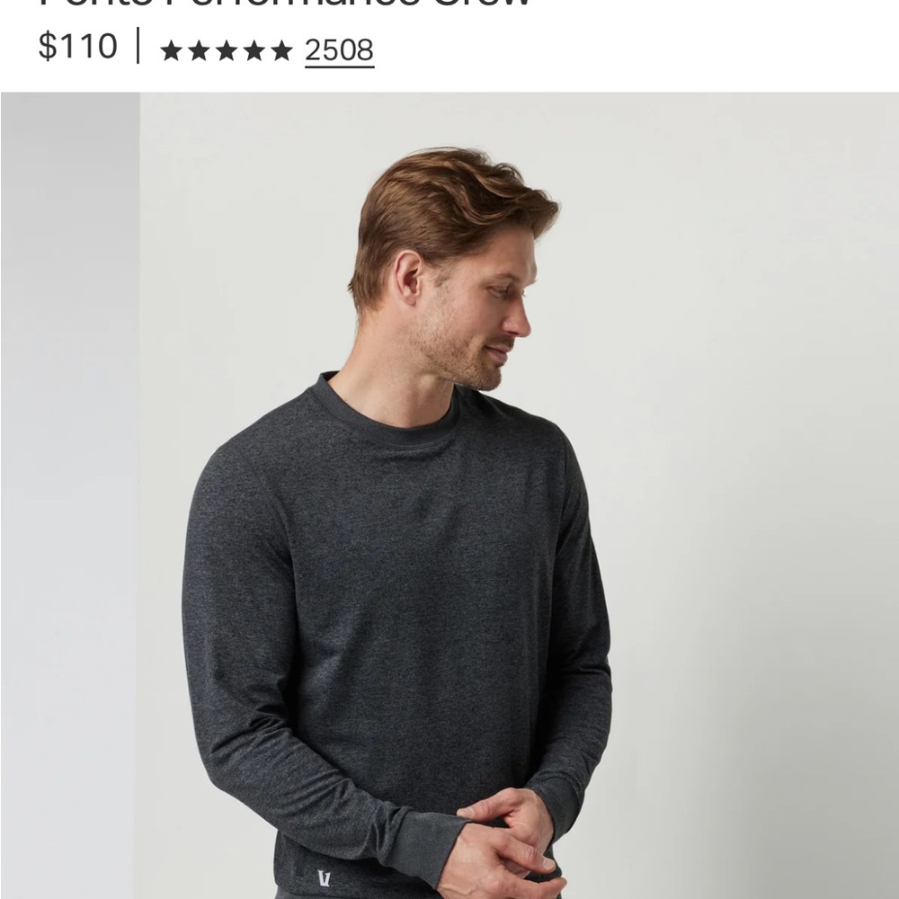 Vuori Men's L Ponto Performance Crew
